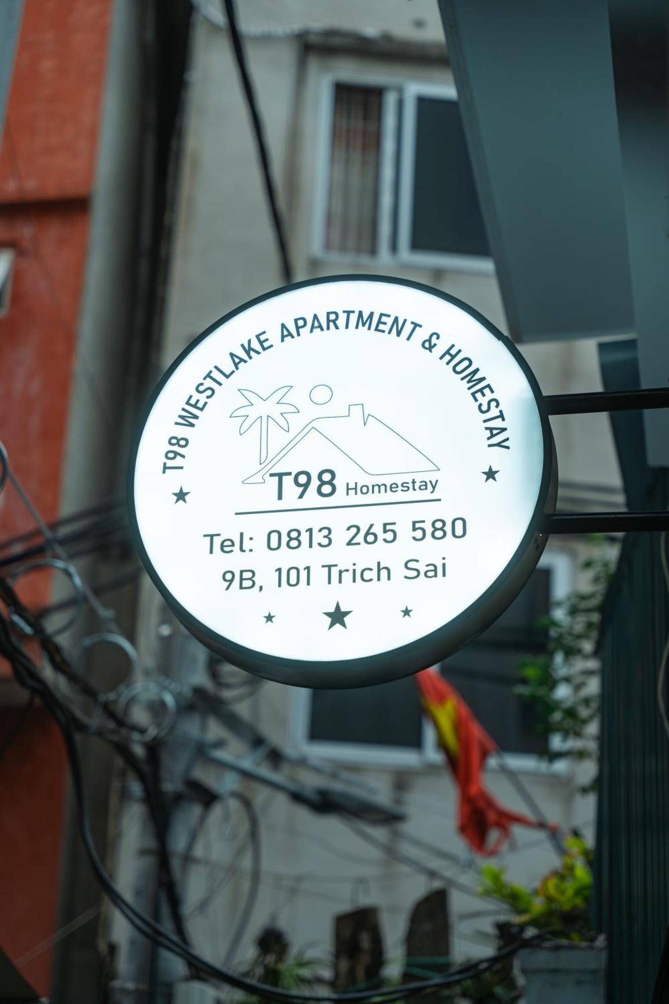 T98 Westlake Trich Sai - Tay Ho Center Lake View Studio Ханой Екстериор снимка