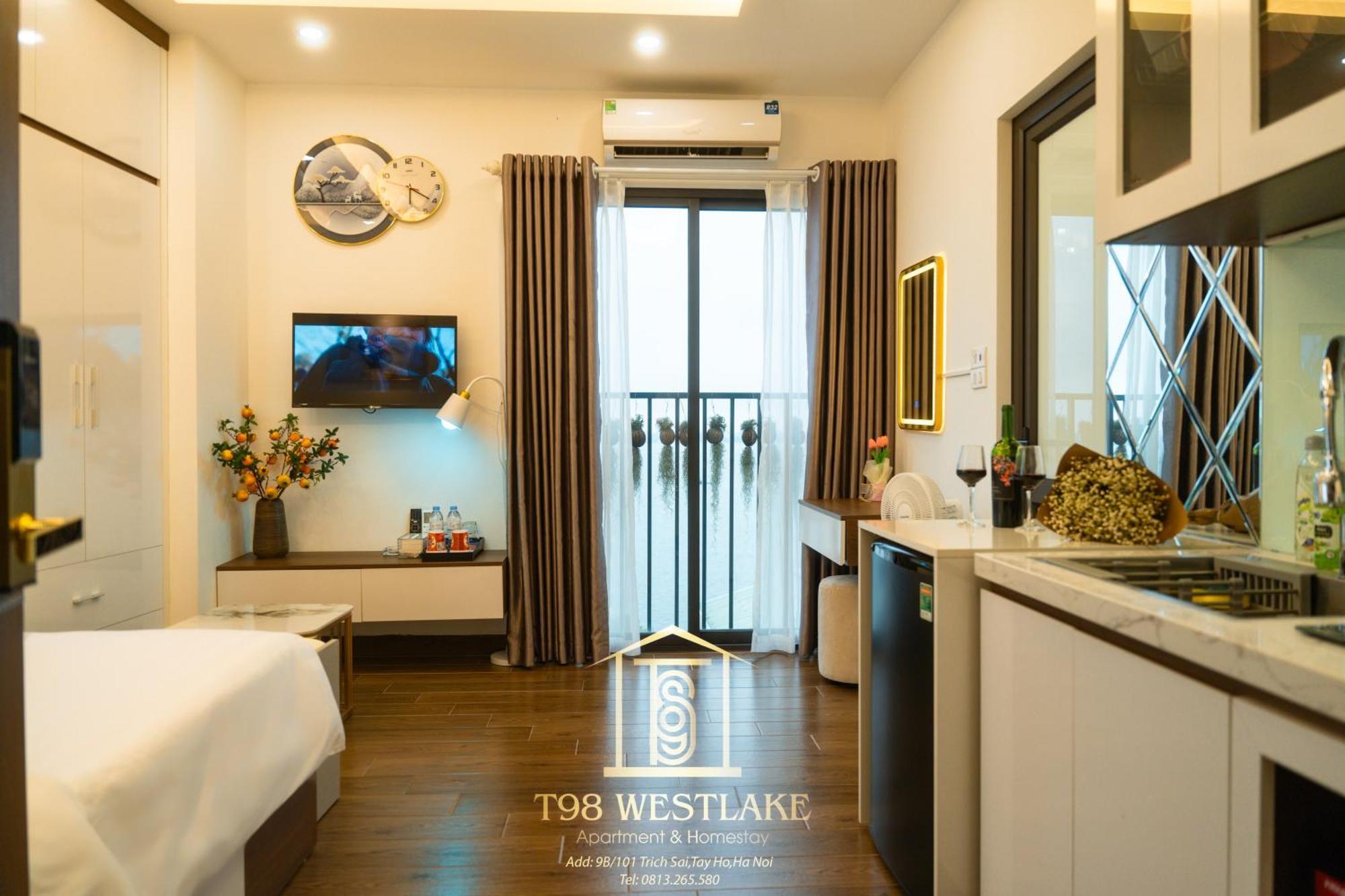 T98 Westlake Trich Sai - Tay Ho Center Lake View Studio Ханой Екстериор снимка